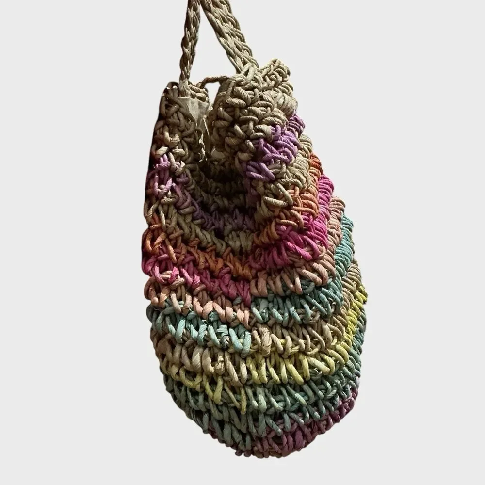 Jute Tote Hobo Bag Purse